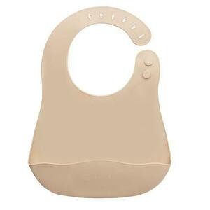 Baveta din silicon AppeKids Bubble Beige imagine