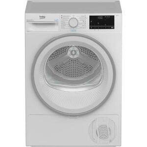 Uscator de rufe Beko B3T42242, Pompa de caldura, 8 kg, 15 programe, RecycledDry, Motor ProSmart™ Inverter, OptiSense, Aquawave®, Alb imagine