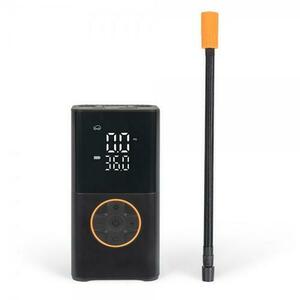 Compresor auto portabil Livoo TEA329, ecran digital, acumulator 2 x 2000 mAh, 5 moduri de presiune presetate, 4 unitati de masura, 5 accesorii de umflare, lanterna LED (Negru) imagine