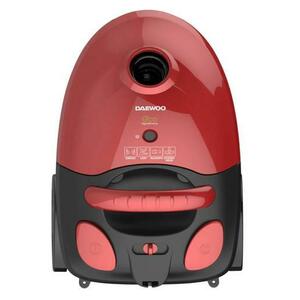 Aspirator Daewoo cu sac de hartie RC-230R-3, 700 W, capacitate sac 2 litri, cotrol putere variabil, tub telescopic, furtun rotativ 360 grade (Rosu) imagine