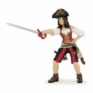 Figurina Papo femeie pirat bruneta (Multicolor) imagine
