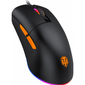 Mouse Gaming Yenkee Intruder WT200, Wired, WORLD OF TANKS Edition (Portocaliu/Negru) imagine