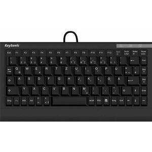 Tastatura KeySonic ACK-595C+ (US), USB, Layout US (Negru) imagine
