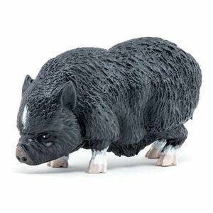 Figurina Papo - Porc domestic vietnamez (Gri) imagine
