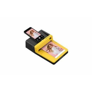 Imprimanta foto Kodak Dock Plus ERA, 300 x 300 dpi, Sublimare, 4x6 inch, Bluetooth, USB-C (Galben/Negru) imagine