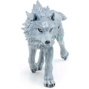 Figurina Papo - Fantasy World, Ice Wolf (Gri) imagine