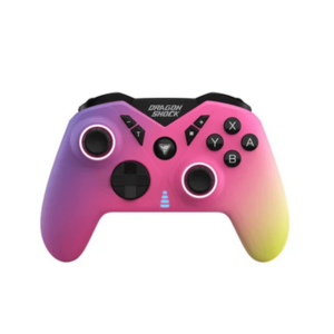 Controller Wireless DragonShock Nebula Ultimate pentru Nintendo Switch (Roz/Galben) imagine