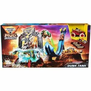 Set de joaca Monster Jam 1: 64 Mud Blasters Dunk Tank, 61x35x51cm imagine