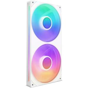 Ventilator NZXT F280 RGB CORE, 2x140mm, RGB, 500 - 2, 000 RPM, 98.61 CFM (Alb) imagine