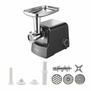 Masina de tocat Albatros MTA-2205, 800 W, 2 viteze + Revers, 3 discuri, 2kg/min, Accesoriu rosii (Negru) imagine