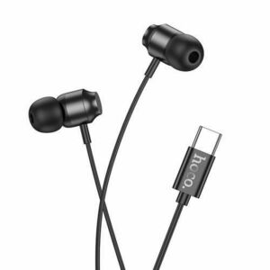 Casti Stereo HOCO M122, USB-C, Microfn (Negru) imagine