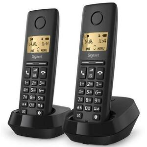 Telefon fix Gigaset Pure 100 Duo (Negru) imagine