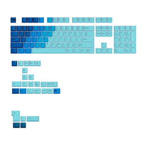 Kit taste pentru tastatura Glorious GAKC-584, compatibil cu modelele GMMK, US (Albastru) imagine