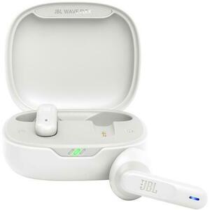 Casti True Wireless JBL Wave Flex, Bluetooth, Deep Bass, Waterproof IP54 (Alb) imagine