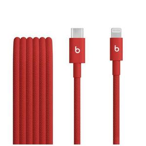 Cablu de date Apple Beats MFEH4, USB-C la Lightning, 1.5 m (Rosu) imagine