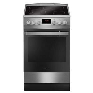 Aragaz Hansa FCCX580009, Electric, 4 zone de gatit, 65 l (Argintiu) imagine
