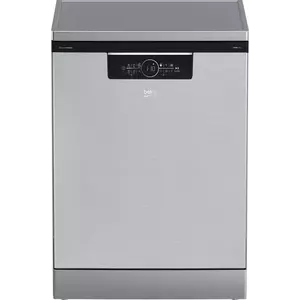 Masina de spalat vase Beko BDFN36560XC, 15 seturi, 11 programe, Clasa A, CornerIntense, SelfDry Active Ventilation, HomeWhiz prin WiFi, HygieneIntense, SteamGloss, Motor ProSmart Inverter, 60 cm (Inox) imagine