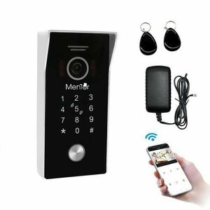 VideoInterfon IP Smart Mentor SY022 WiFi RJ45 IP65 HD PIR MicroSD Card Acces imagine