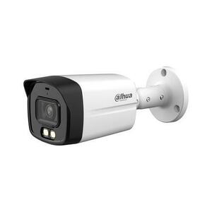 Camera supraveghere exterior cu iluminare duala Dahua HAC-HFW1801TLM-IL-A-0360B-S2, 4K, IR/lumina alba 40 m, 3.6 mm, microfon imagine