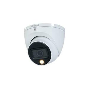Camera supraveghere exterior Dome cu iluminare duala Dahua HAC-HDW1801TLM-IL-A-0280B-S2, 4 K, IR/lumina alba 20 m, 2.8 mm, microfon imagine
