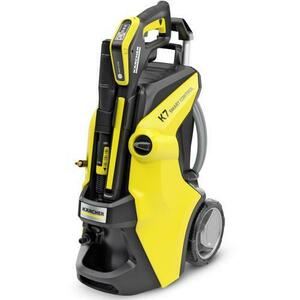 Aparat de spalat cu presiune Karcher K7 Smart Control Flex, putere 3000 W, motor racit cu apa, 180 bar, 600 l/h debit maxim, furtun de presiune PremiumFlex 10m, pistol presiune G 180 Q Smart Control, lance 3 in 1 Multi Jet, Plug 'n' Clean system (Galben) imagine