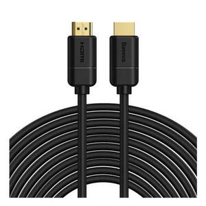 Cablu HDMI 2.0 Adaptor 4K Baseus CAKGQ-D01, 30 Hz, 3D, HDR, 18 Gbps, HDMI la HDMI, 5 m (Negru/Auriu) imagine