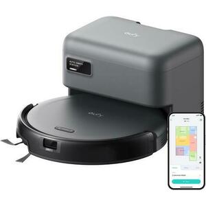 Aspirator robot eufy Robot Vacuum C10, 4000 Pa, Autonomie 120 minute, Wi-Fi 2.4Ghz, Sac statie 3 l, Navigatie Lidar, 4000 Pa (Gri) imagine