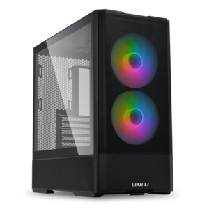 Carcasa Lian Li LANCOOL 207, Mid Tower, ATX, Tempered Glass, Negru imagine