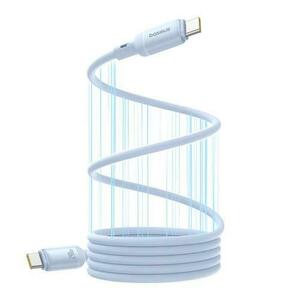 Cablu alimentare si date Baseus PicoGo Magnetic, silicon lichid magnetic, USB Type-C la USB Type-C 240W, 1m, Albastru imagine