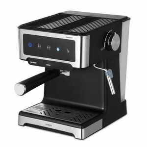 Espressor manual Samus Espressia 20, 1150 W, Ecran IMD integrat, 20 bari, 3 optiuni, Rezervor apa 1.8 l, Spumare cu abur (Negru/Inox) imagine