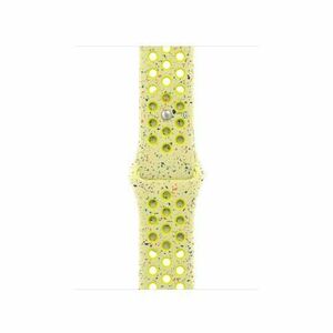 Curea Smartwatch Apple MC1R4ZM/A pentru Watch 40mm, Nike Sport Band, S/M (Galben/Verde) imagine