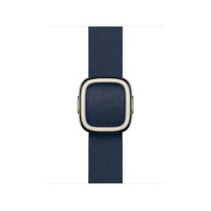 Curea Smartwatch Apple MXW03ZM/A pentru Watch 42mm, Modern Buckle, Small (Albastru) imagine