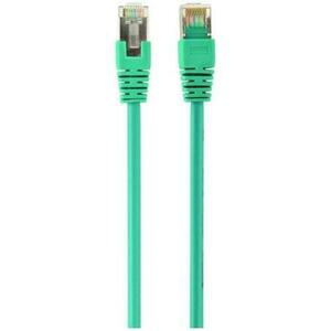 Cablu S/FTP GEMBIRD Cat6a, LSZH, cupru, 2 m, verde, AWG27, dublu ecranat PP6A-LSZHCU-G-2M imagine