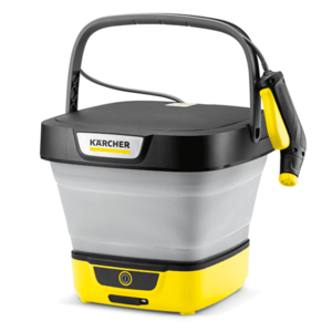 Aparat de spalat cu presiune joasa Karcher OC 3 Foldable 1.599-300.0, portabil, 2 l/m, autonomie 15 min, acumulator (Galben/Negru) imagine