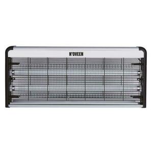 Lampa electrica anti-insecte Noveen IKN240 Economic, 2 x UV, 40 W, 3000 V (Negru/Argintiu) imagine