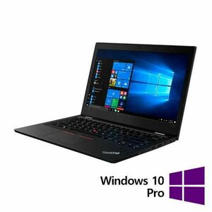 Laptop Refurbished LENOVO ThinkPad L390, Intel Core i5-8265U 1.60 - 3.90GHz, 16GB DDR4, 512GB SSD, 13.3 Inch Full HD, Fara Webcam + Windows 10 Pro imagine