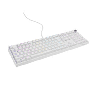 Tastatura Gaming Mecanica Genesis THOR 404 RGB Outemu Peach Silent Switch, USB (Alb) imagine