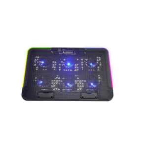 Cooler Laptop Rampage Sixpower R9, suport smartphone, 2600 rpm, 15.6” (Negru) imagine