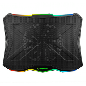 Cooler Laptop Rampage Showy, 2 x USB, RGB, 15-17inch (Negru) imagine