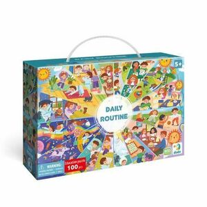 Puzzle - Activitatile zilnice (100 piese) imagine
