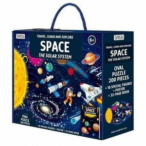 Cunoaste si exploreaza - Puzzle Sistemul solar (200 piese) imagine