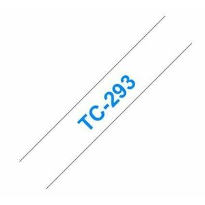 Banda Laminata Brother TC293, 9mm (Albastru/Alb) imagine