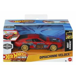Masinuta metalica, sistem pull back Dimachinni Veloce, scara 1: 43 (Rosu) imagine