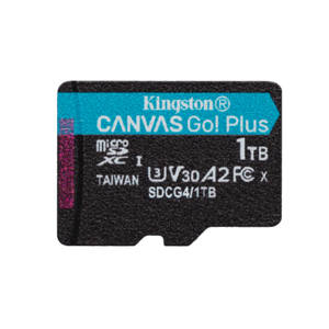 Card de memorie Kingston CanvasGo! Plus, 1TB, microSDXC, UHS-I U3, Clasa 10 imagine