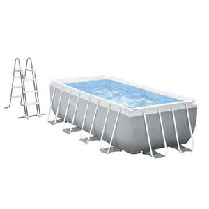 Piscina rectangulara cu cadru metalic Prism Frame Intex 26790NP, 400x200xH122 cm, include pompa cu filtru 28604 si scara acces imagine