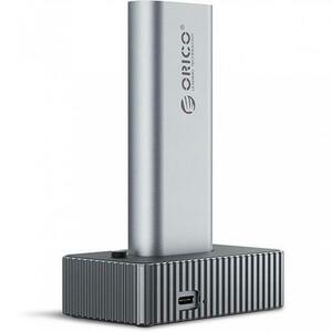 Docking Station Orico IT18C3 pentru SSD SATA M.2 NVMe (Gri) imagine