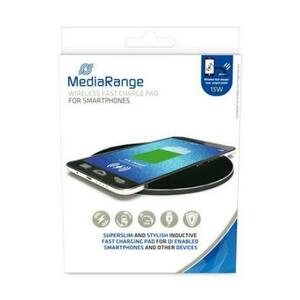 Incarcator Wireless MediaRange MRMA118, 15W (Negru) imagine