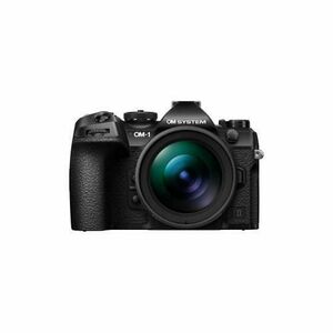 Aparat Foto Mirrorless OM System OM-1 Mark II, 20.4MP 4k Kit cu Obiectiv 12-40mm f/2.8 PRO II, LCD 3inch, micro-HDMI, Montura MFT (Negru) imagine