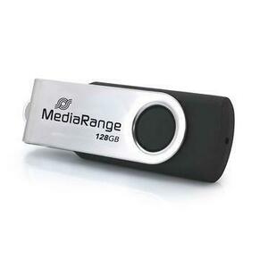 Stick USB MediaRange MR1954, USB 3.2 Gen 1 Type-C, 128GB (Negru/Argintiu) imagine