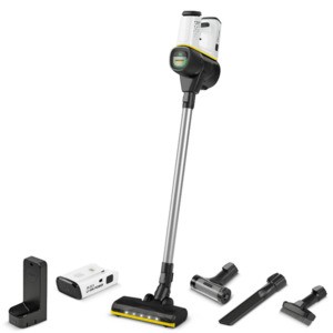 Aspirator vertical Karcher VC 6 Cordless ourFamily Battery Plus, 800ml, 25.2V x 2buc (Alb/Negru) imagine